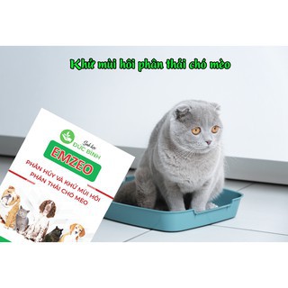 [ Bán sỉ ] KHỬ MÙI HÔI PHÂN THẢI CHÓ MÈO CHUỘT EMZEO