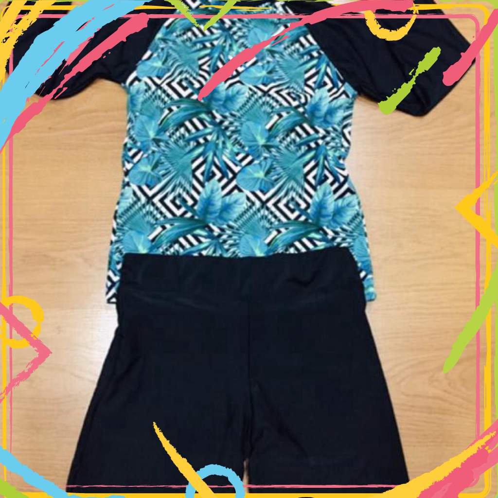 tuan00007 Áo tắm dài tay che bụng với quần đùi tuan00007 | BigBuy360 - bigbuy360.vn