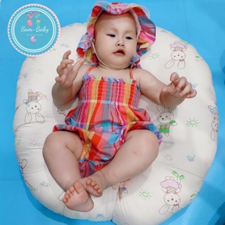 Đệm Chống Trào Ngược Chữ C vải hàn Quốc,Gối Cho Bé Tập Ngồi