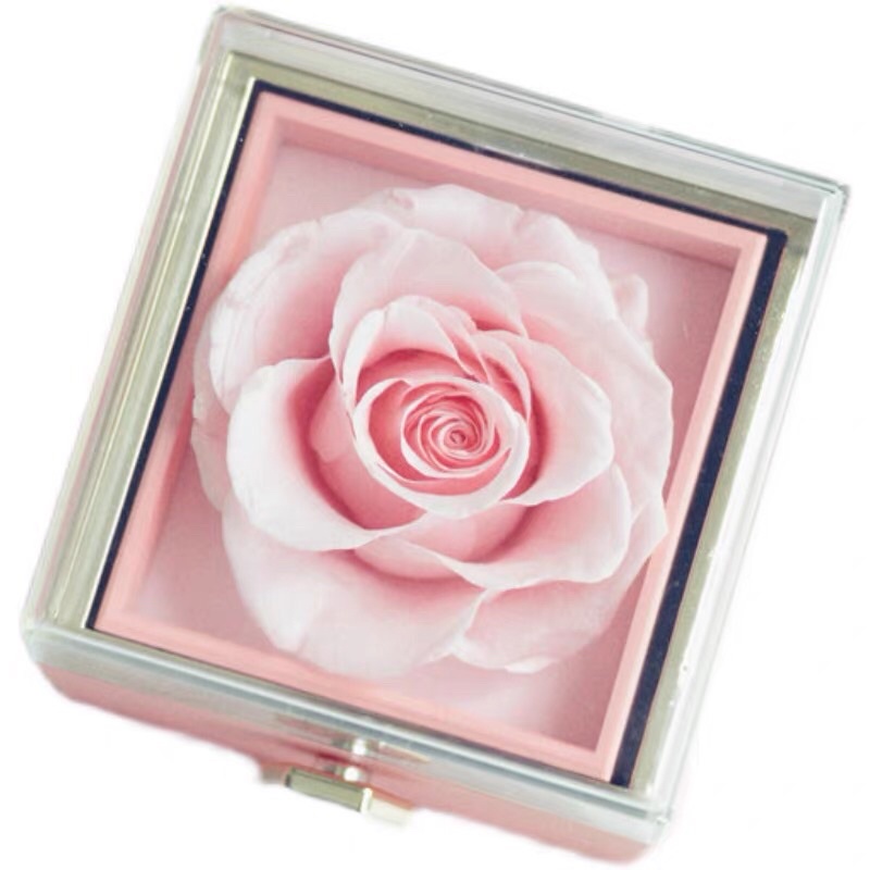 Hộp nhẫn hoa xoay cầu hôn lời tỏ tình sáng tạo hộp quà cho bạn gái hot 2022