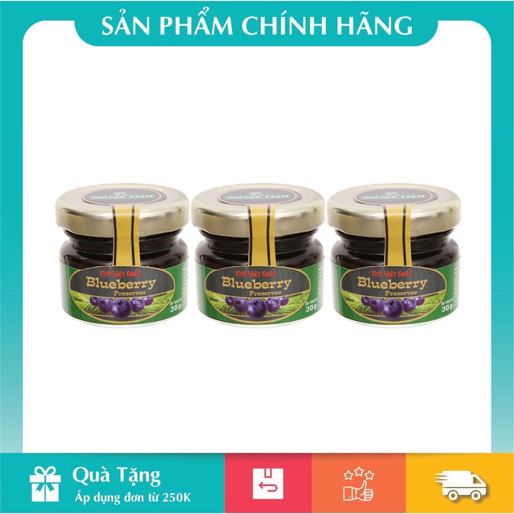 [HÀNG CHÍNH HÃNG] Mứt Việt Quất Golden Farm