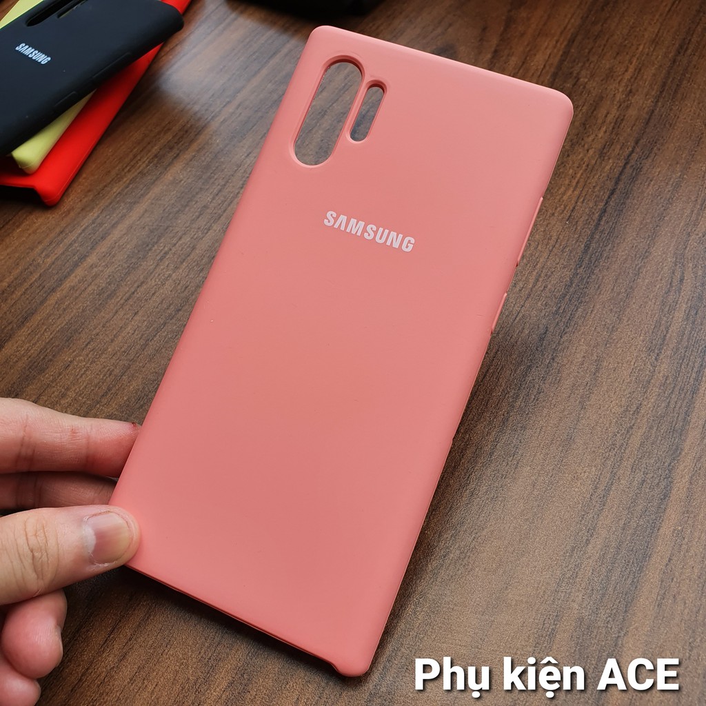 Ốp Note 10 Plus,Note10+ silicone chống bẩn , không bán vân tay