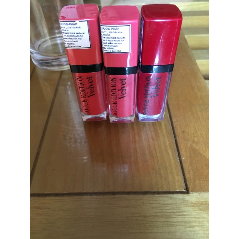 Son lì Bourjois Rouge Edition Velvet 7.7ml, hsd 12/2022