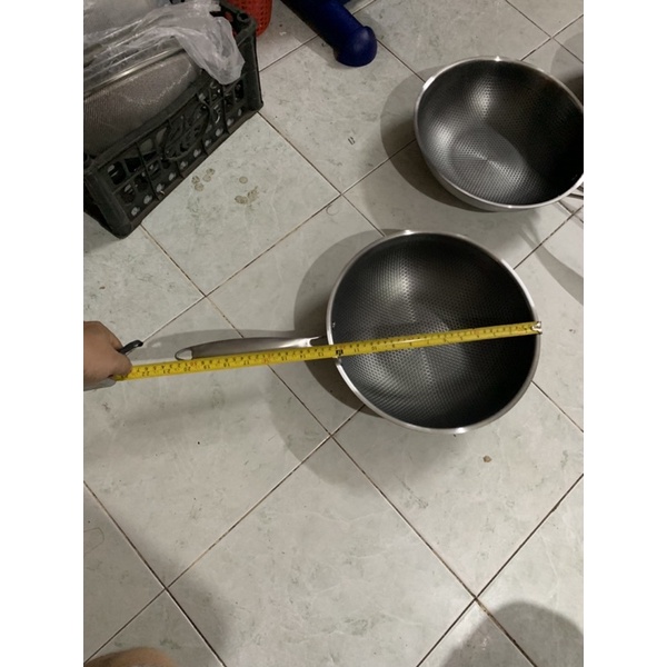 Chảo Siêu Chống Dính Cao Cấp Sâu Lòng Mặt Lưới Tổ OngSize Lớn 32cm