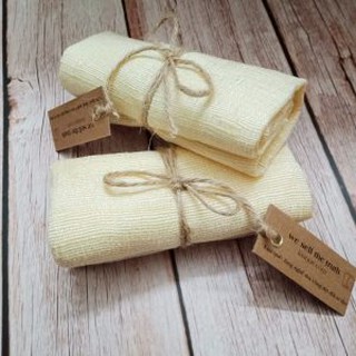 Khăn mặt tơ tằm_100% tơ tằm tự nhiên