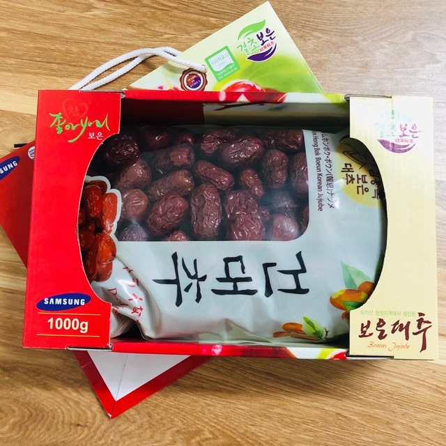 TÁO ĐỎ SẤY KHÔ HÀN QUỐC 1KG DATE 2025