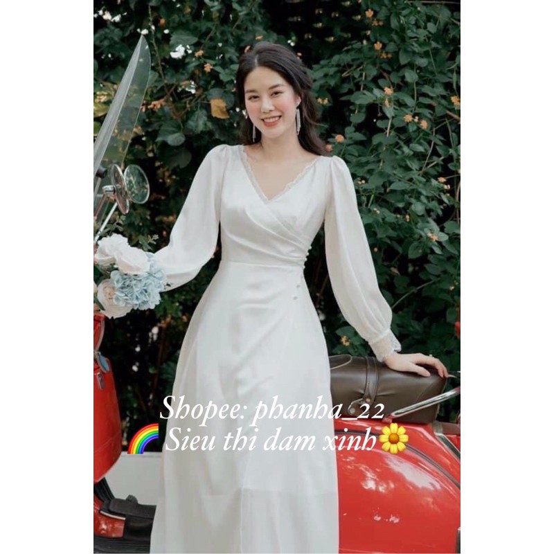 ĐẦM TRẮNG DỰ TIỆC👉RẺ NHẤT SHOPEE-FREESHIP👈ĐẦM MAXI CHỤP HÌNH CƯỚI SIÊU SANG CHẢNH-HÀNG CAO CẤP LOẠI 1,ĐẸP CHUẨN TỪNG CM