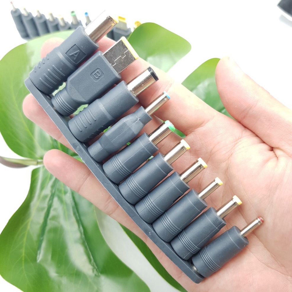 Bộ 10 Jack Cắm DC 5.5x2.1MM cho máy tính Chuyển Phích Cắm DC5.5mm Đa Năng - shopthongminh5.0