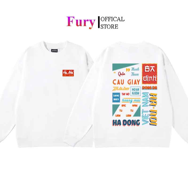 Áo sweater unisex  furystore  form rộng nam nữ vải chân cua nặng 600gr | BigBuy360 - bigbuy360.vn