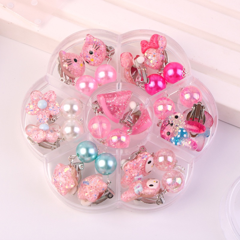 Khuyên Tai Hình Hoạt Hình Dễ Thương Cho Bé Gái