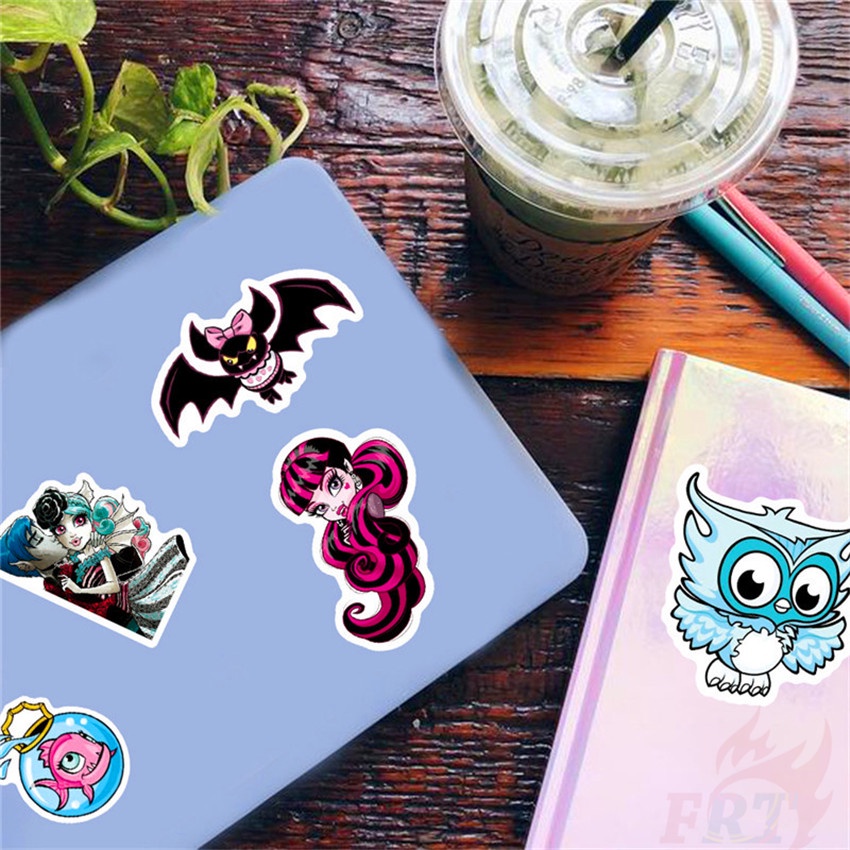 Bộ 100 Cái ❉ Miếng Dán Trang Trí Hình Quái Vật Độc Đáo ❉ Sticker Dán Tường Chống Thấm Nước Họa Tiết Doodle Hợp Thời Trang
