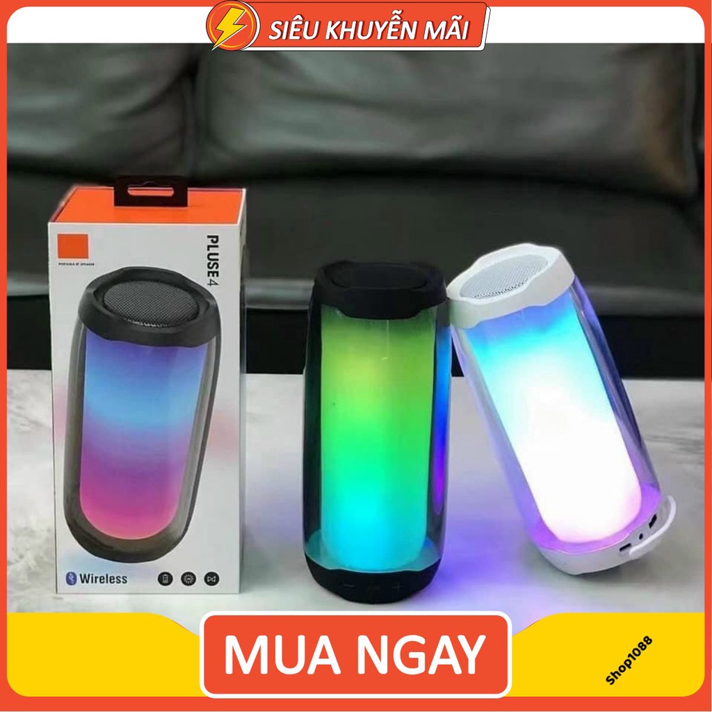 [Mã ELHA9 giảm 15% đơn 50K] Loa Bluetooth JBL pulse 4 Đèn Led 360 Âm Thanh Chuẩn Bass Căng Đét Hàng Cao Cấp