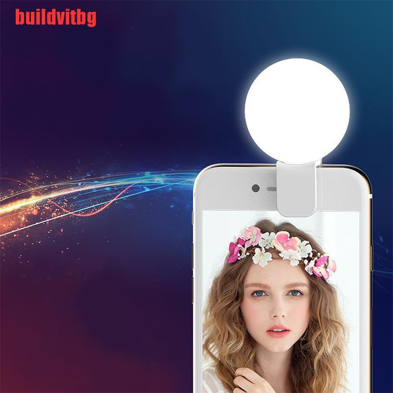 Đèn Led Tròn Kẹp Điện Thoại Hỗ Trợ Chụp Ảnh Selfie Tiện Dụng