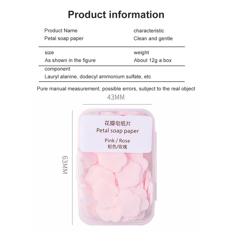 Xà Phòng Giấy Mini Dùng Một Lần Tiện Dụng Khi Đi Du Lịch