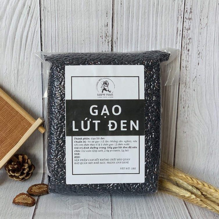Gạo Lứt Đen Hữu Cơ Ăn Kiêng Túi 1Kg 100% Nguyên Chất | BigBuy360 - bigbuy360.vn
