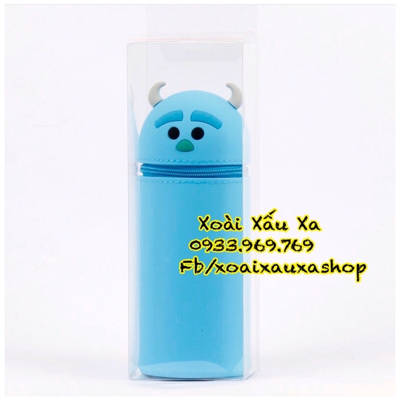 HỘP BÚT SILICONE DÂY KÉO HOẠT HÌNH DISNEY POOH, STITCH, MARVEL, LINE...