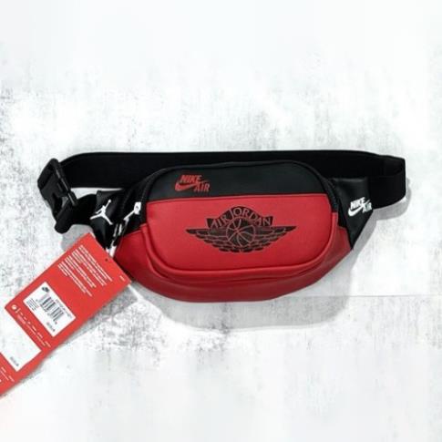 [King Balo] Túi Bao Tử NlKE Air Jordan Red  Mẫu Mới Nhất 2021
