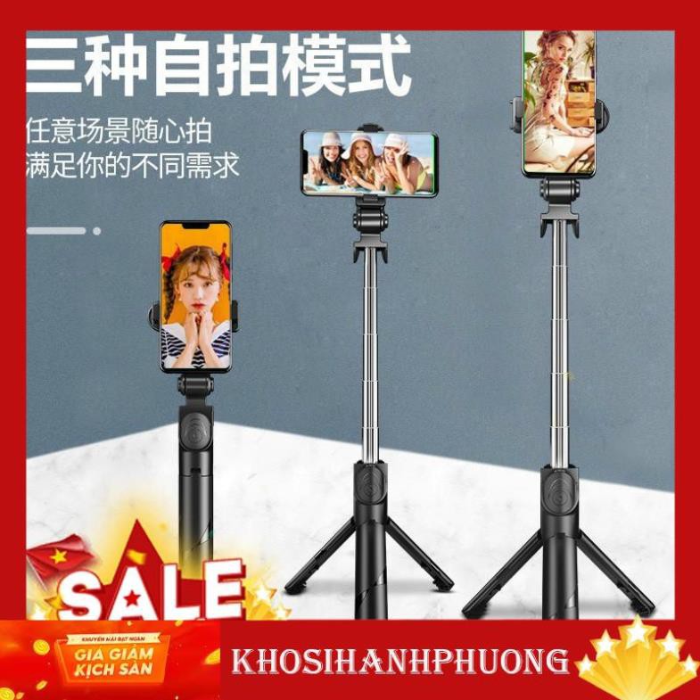 [RẺ VÔ ĐỊCH LUÔN] Gậy Chụp Ảnh Tự Sướng 3 in 1, Bluetooth ,Chân Đa Năng, Selfie, Livestream | BigBuy360 - bigbuy360.vn