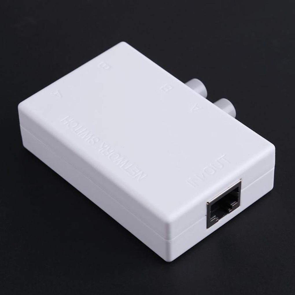 Bộ chuyển mạch Ethernet mạng RJ45 mini 2 cổng AB RJ45 2 ra 1 hoặc 1 ra 2