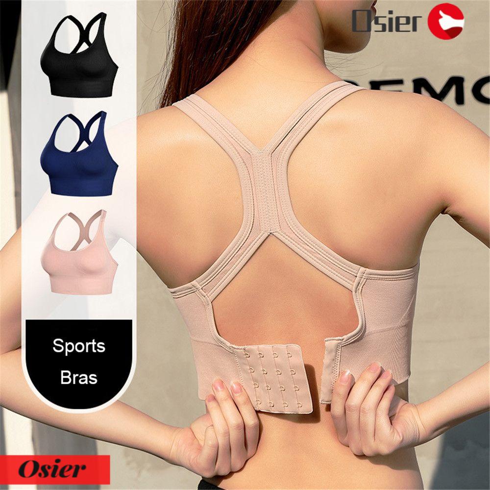 1 Áo Ngực Thể Thao Bằng Cotton Có Đệm Lót