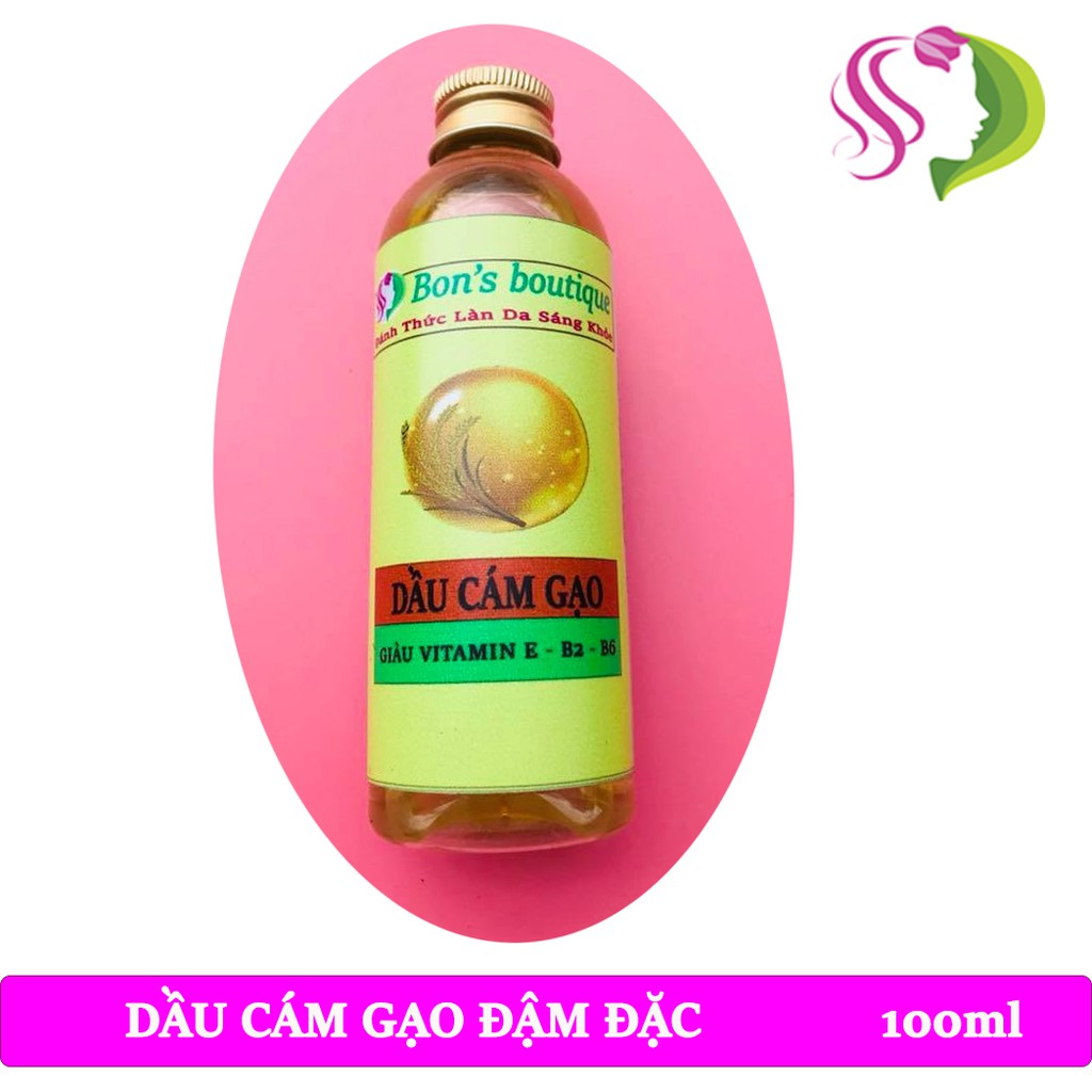chai 100ml dầu cám gạo cao cấp đậm đặc dưỡng da mềm mại chống nắng nhẹ | BigBuy360 - bigbuy360.vn