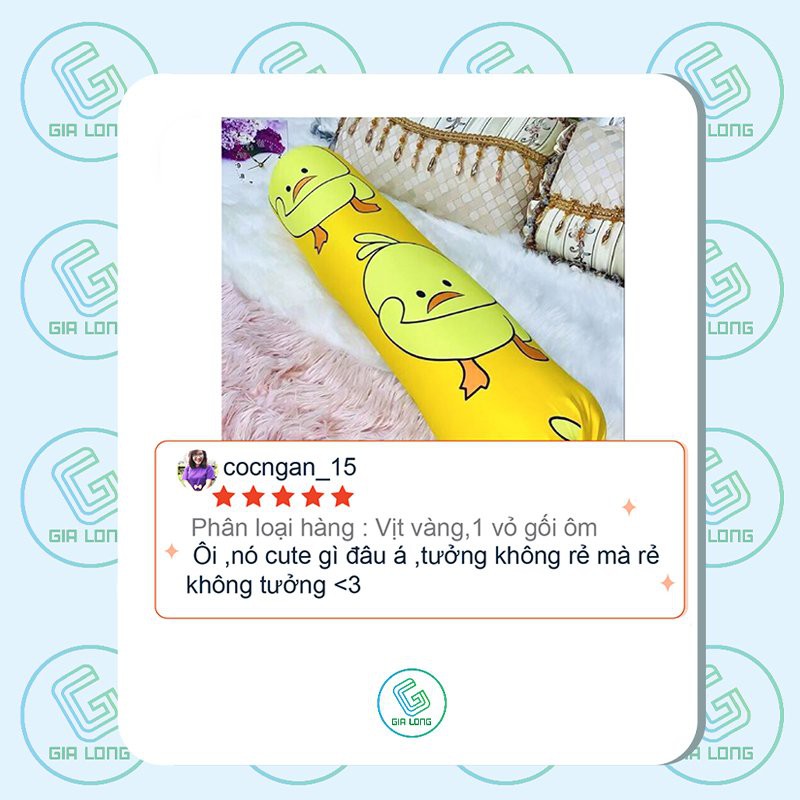 Vỏ gối ôm💖35x100💖 vỏ gối, bao gối ôm cotton poly cute Gia Long Home | BigBuy360 - bigbuy360.vn