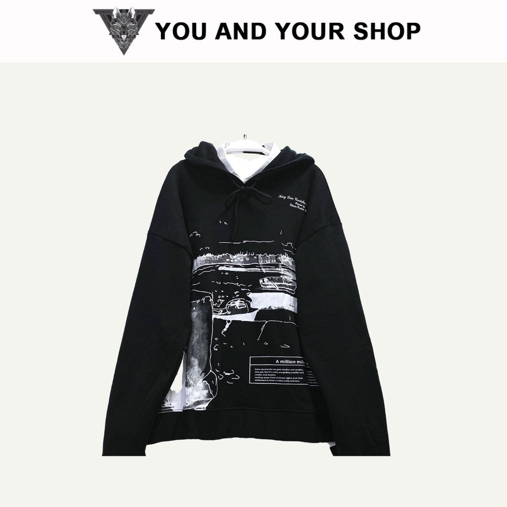 Áo Nỉ Hoodie MILES hình thật (form unisex)
