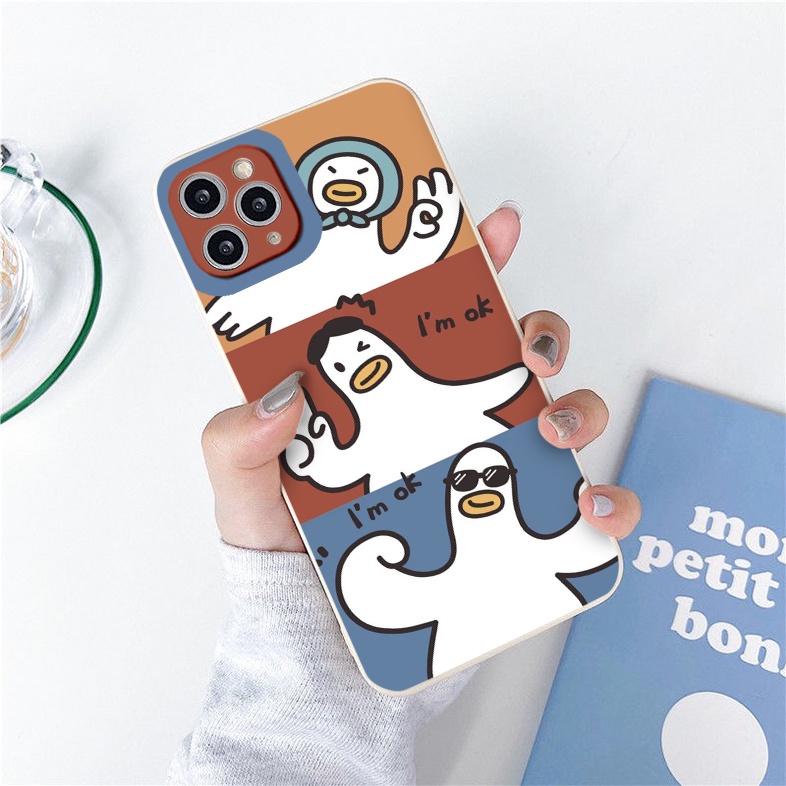[ IPHONE ] Ốp Lưng Bảo Vệ CAMERA  vuông VỊT OK ốp iphone 12 pro /x/ 8plus/11 pro/11/12 pro max/13/promax tr326