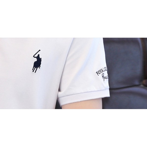 Áo Thun POLO Tay Ngắn Màu Trơn Chất Liệu cotton Thiết Kế Mới Thời Trang Mùa Hè Dành Cho Nam