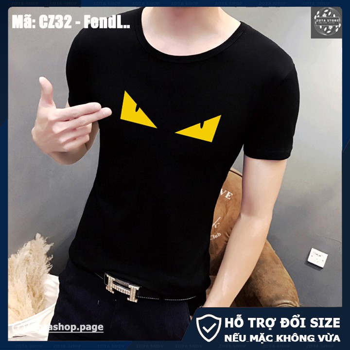 Áo thun nam Hàn Quốc, áo phông cộc tay ZOTA chất tici in mắt cáo đẹp CZ32 | BigBuy360 - bigbuy360.vn