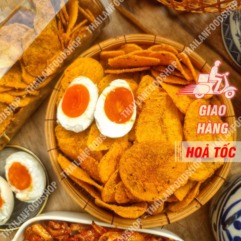 Khoai Tây Lát Lắc Trứng Muối - Lon 200gr