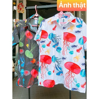 Áo Sơ Mi Họa Tiết Unisex