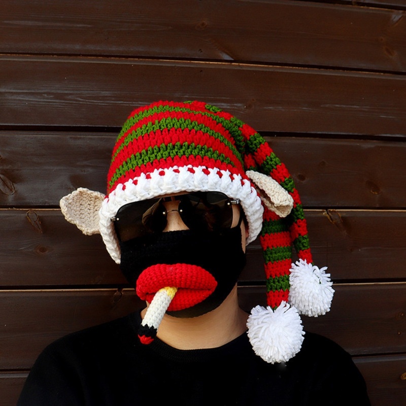 Nón Len Hình Chú Hề Vui Nhộn Phong Cách Giáng Sinh Cho Nam Và Nữ