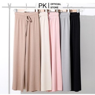 Quần Ống Rộng Gân Tăm Siêu Mát Lạnh PK26, Quần Culottes Lưng Thun Cao Cấp - PK Official