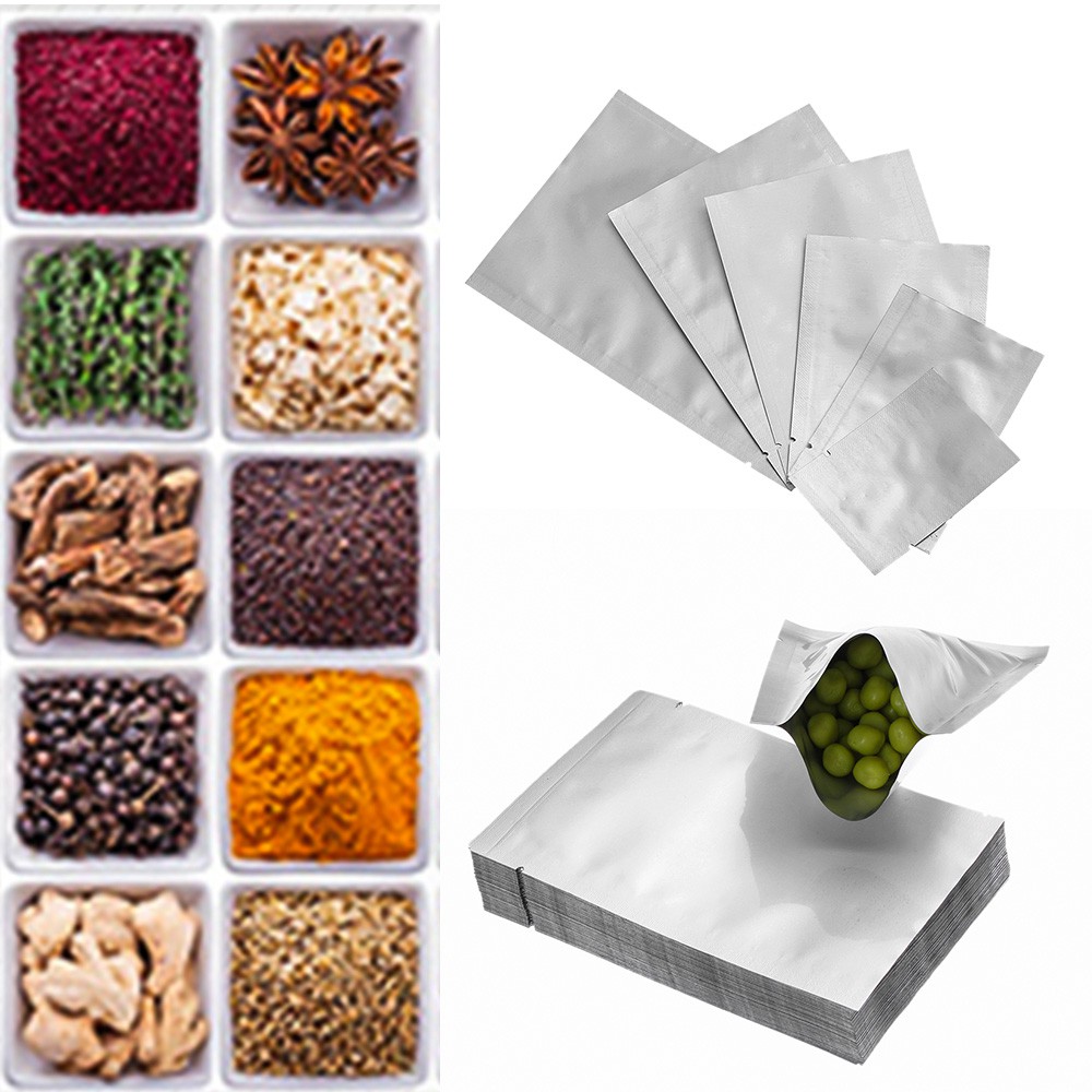 Set 100 Túi Nhôm Đựng Thực Phẩm Chống Thấm Nước Tiện Dụng