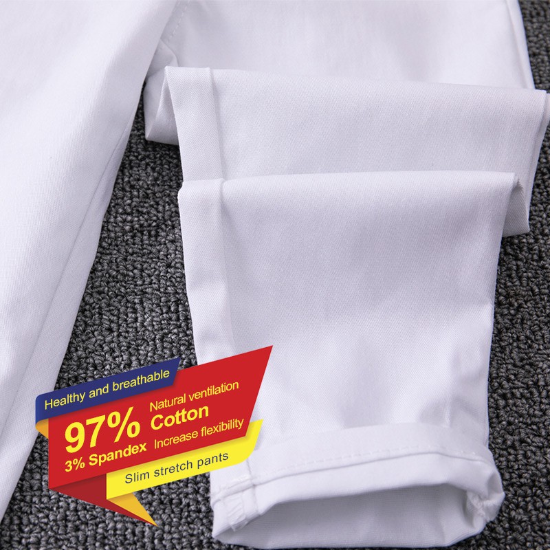 Quần dài cotton màu trơn đơn giản thời trang cho bé trai