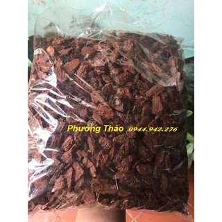 1 kg vỏ thông xay size 1-2cm Hàng đẹp