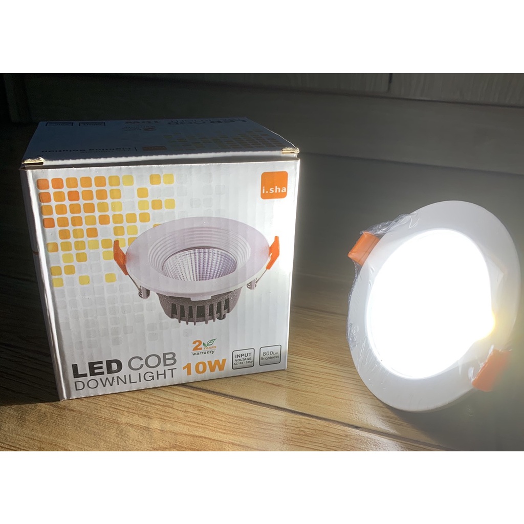 Đèn LED Âm Trần Rọi Tròn 10W/20W/30W - Đèn Spotlight Chip COB - Tuổi Thọ Trên 60.000H