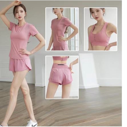 Bộ Quần Áo Tập Gym, Yoga, Aerobic Co Giãn, Thoáng Mát - Hàng Quảng Châu Cao Cấp Loại 1
