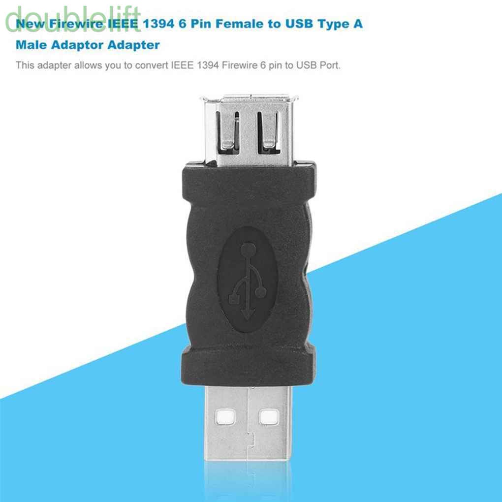 Đầu chuyển đổi cổng IEEE 1394 6 Pin sang USB Type 1.1/2.0 A