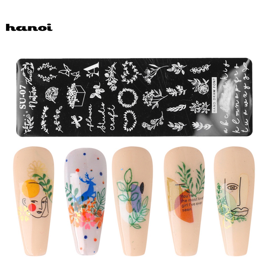 Khuôn In Họa Tiết Trang Trí Móng Tay DIY Siêu Nhẹ Dành Cho Nữ