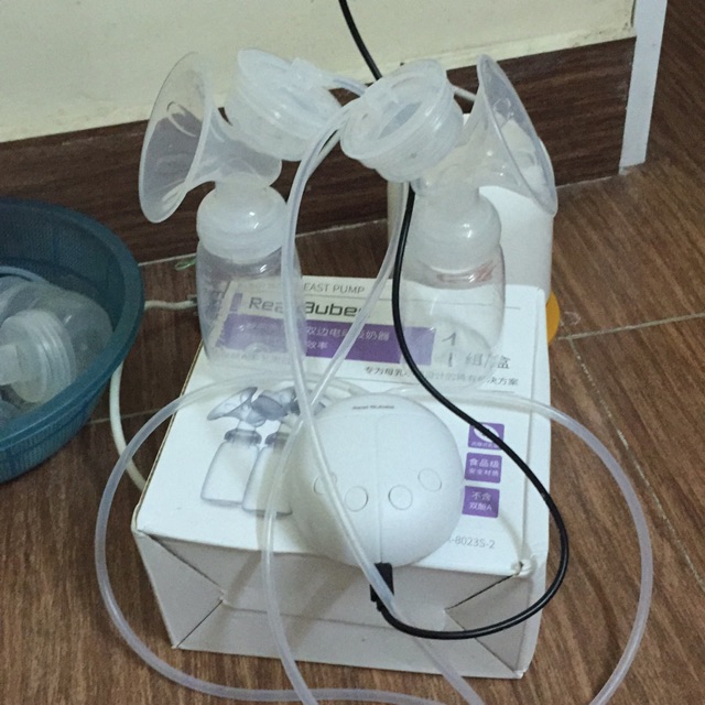 Máy hút sữa điện đôi Real Bubee