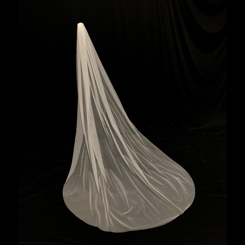 Mạng Che Mặt Vải Tuyn Đơn Giản Cho Cô Dâu