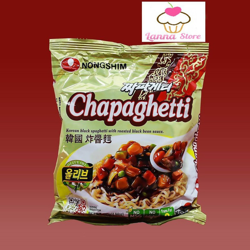 Mì tương đen Chapagetti Hàn Quốc gói 140g | BigBuy360 - bigbuy360.vn