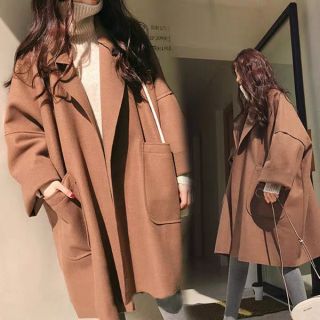 [HÀNG CÓ SẴN] Áo dạ mỏng nâu tối