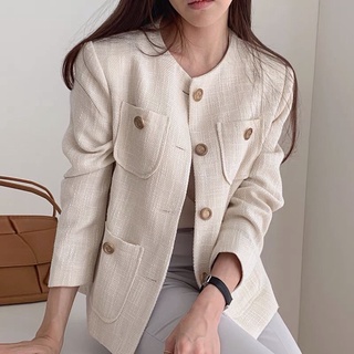[Order] Áo khoác dạ tweed lót lụa