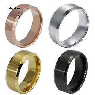 Nhẫn titan kiểu dáng đơn giản