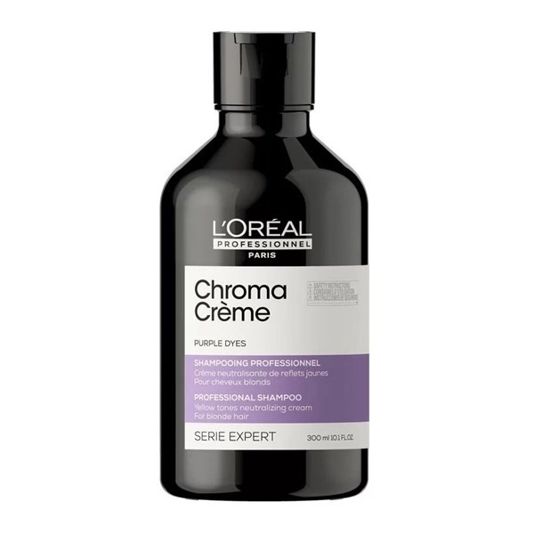 Dầu gội tím khử vàng L'oreal Professionnel Chroma Crème Purple Dyes Shampoo 1500ml NEW 2022