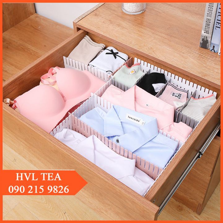 Bộ 4 vách chia ngăn kéo tủ thông minh bằng nhựa