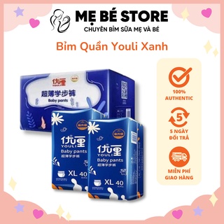 Bỉm Tã Quần Youli Xanh Nội Địa (M44 / L42 / XL40 / XXL36)